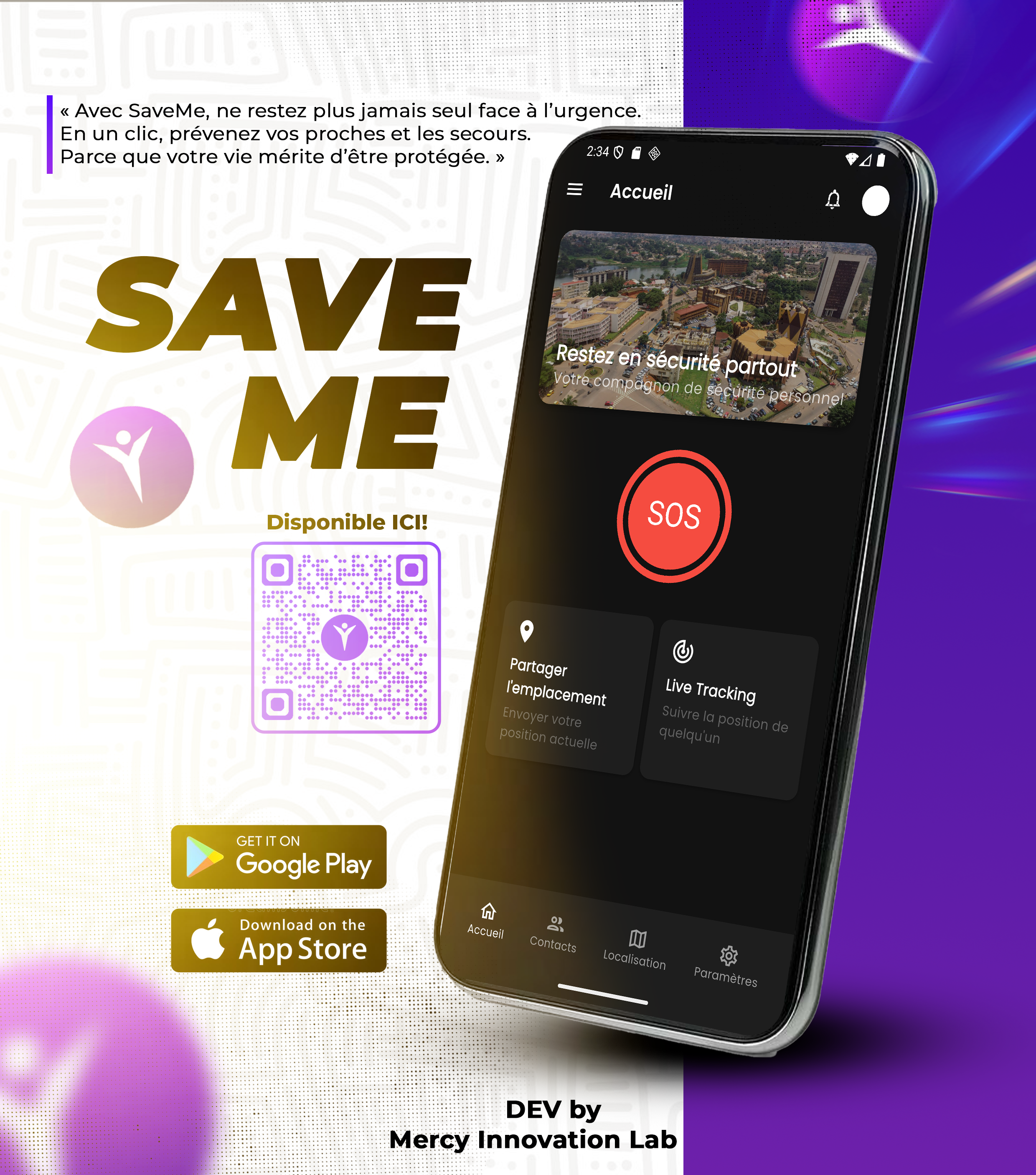 Save ME mobile preview